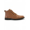 TSF FORMAL LACE UP BOOT WITH ZIP (TAN)